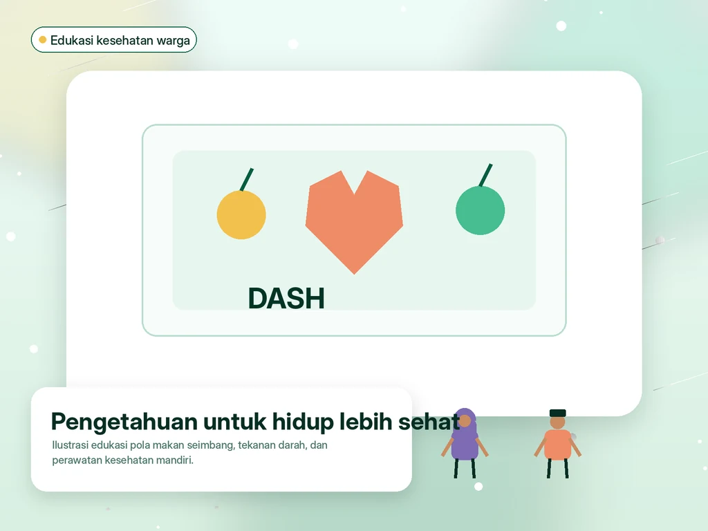 Ilustrasi edukasi kesehatan masyarakat Meunasah Manyang